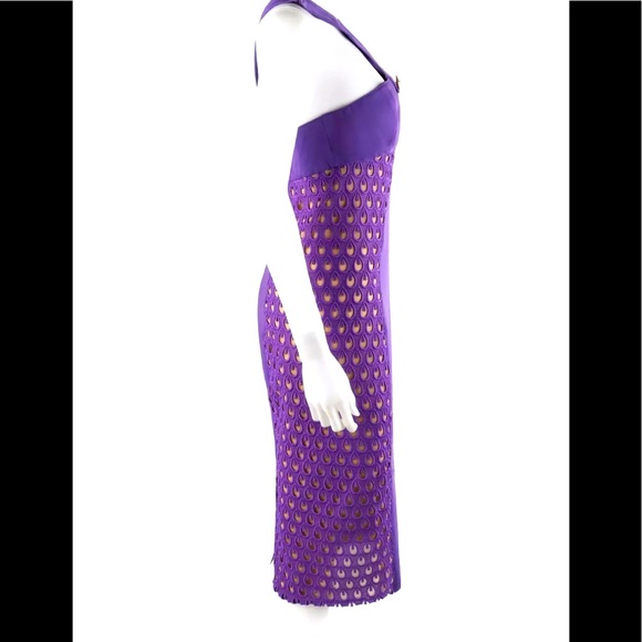 NWT- VERSACE LIMITED ADDITION PURPLE DRESS FOR H&M - Picture 8 of 15